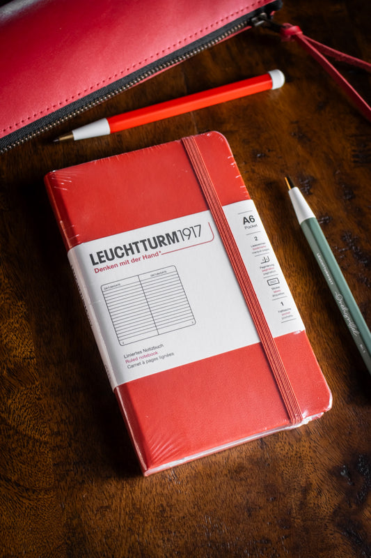 A6 Pocket - Fox Red Ruled