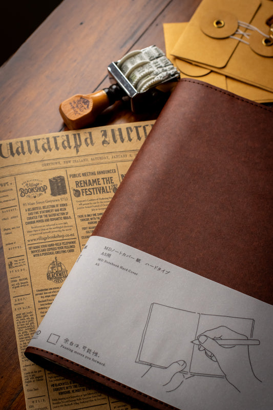 MD: Notebook Hardcover A5 Brown