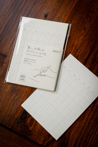 MD Diary Sticker Sheet - Undated