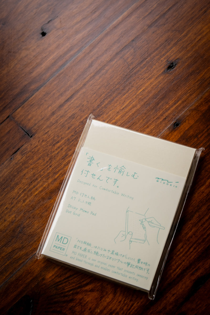 MD Sticky Notepad - A7 Dot Grid