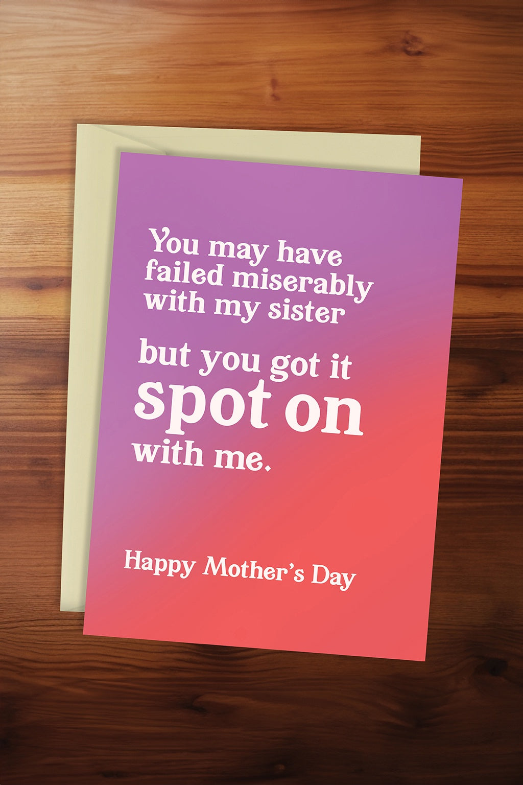 Failed Miserably Card