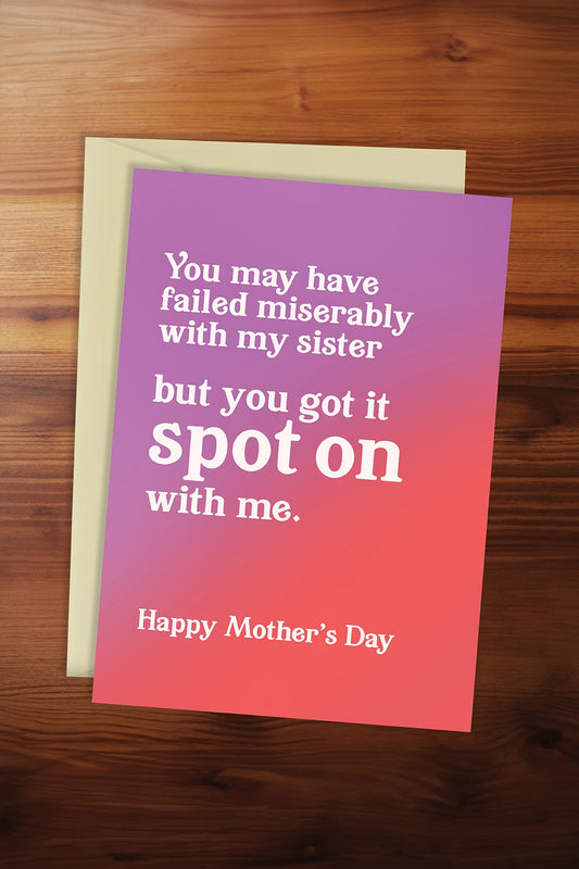 Failed Miserably Card