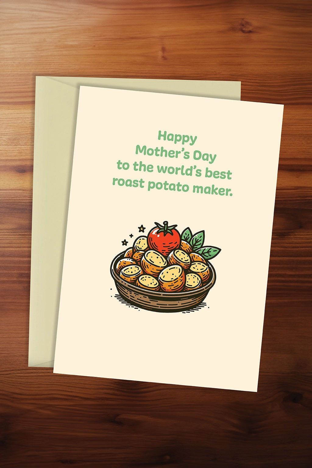 Roast Potato Maker Card
