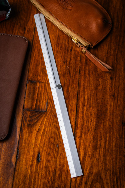 Aluminium Extending Ruler - Silver
