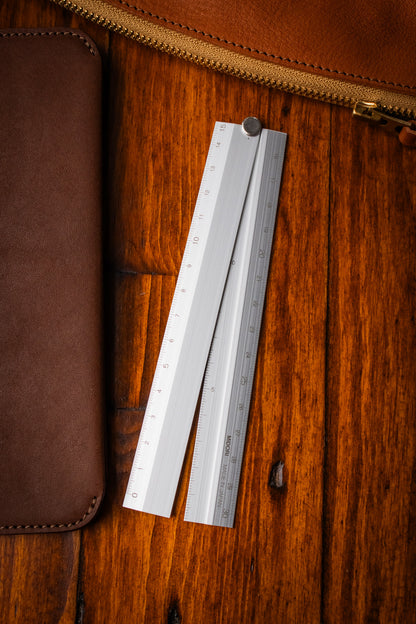 Aluminium Extending Ruler - Silver