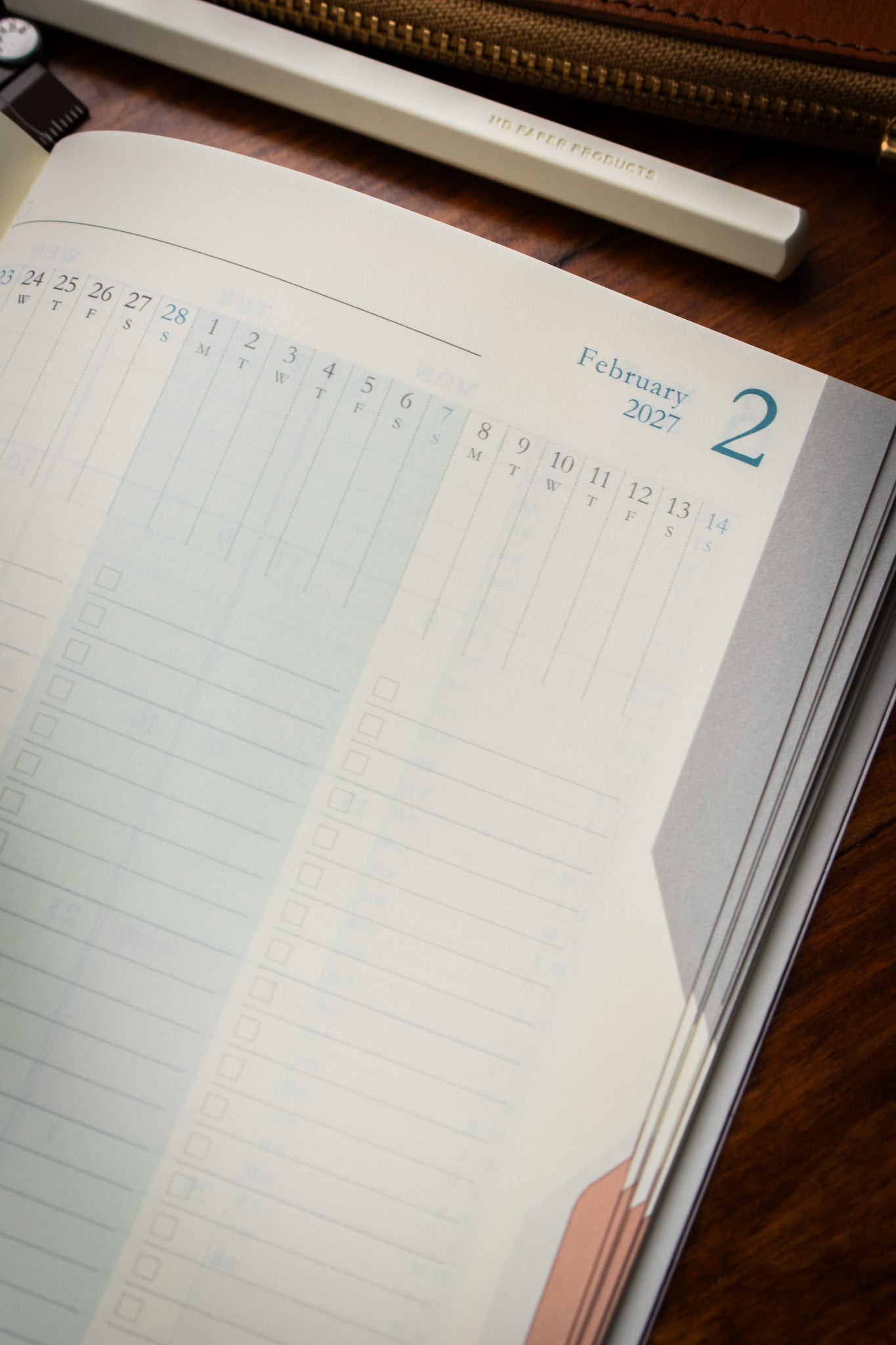 Double Schedule B6 To Do Green 2027