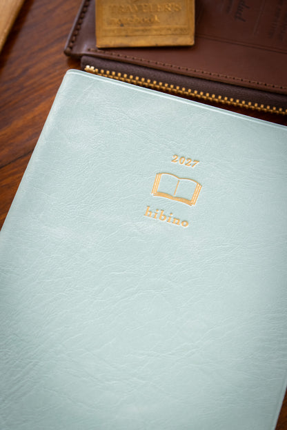 2027 Diary Hibino - A6 Blue-Green