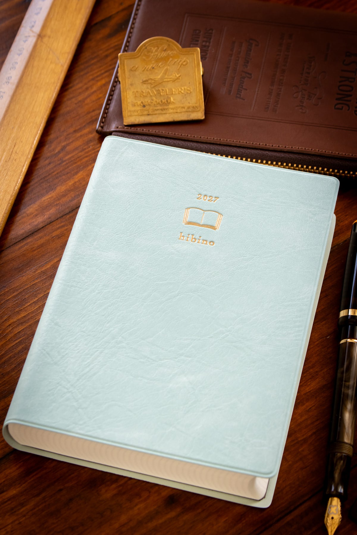 2027 Diary Hibino - A6 Blue-Green