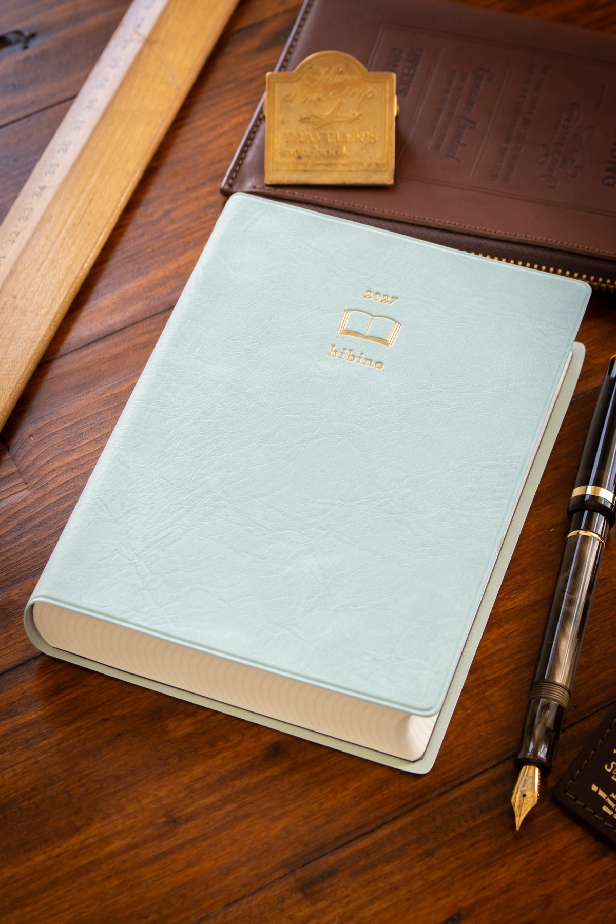 2027 Diary Hibino - A6 Blue-Green