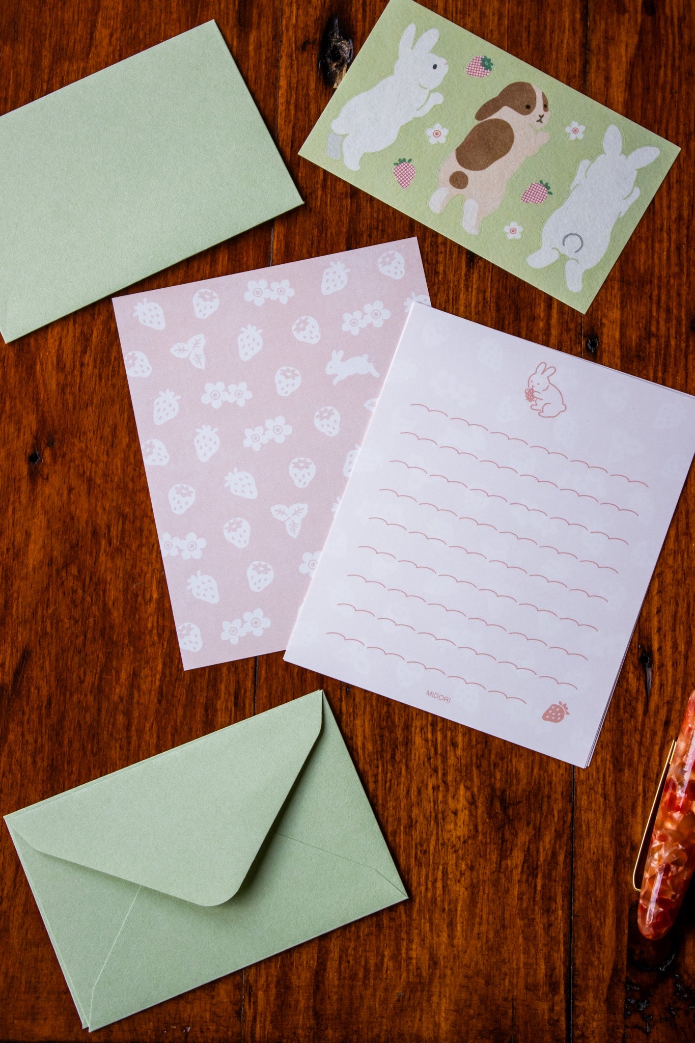 Message Letter Set - Rabbit