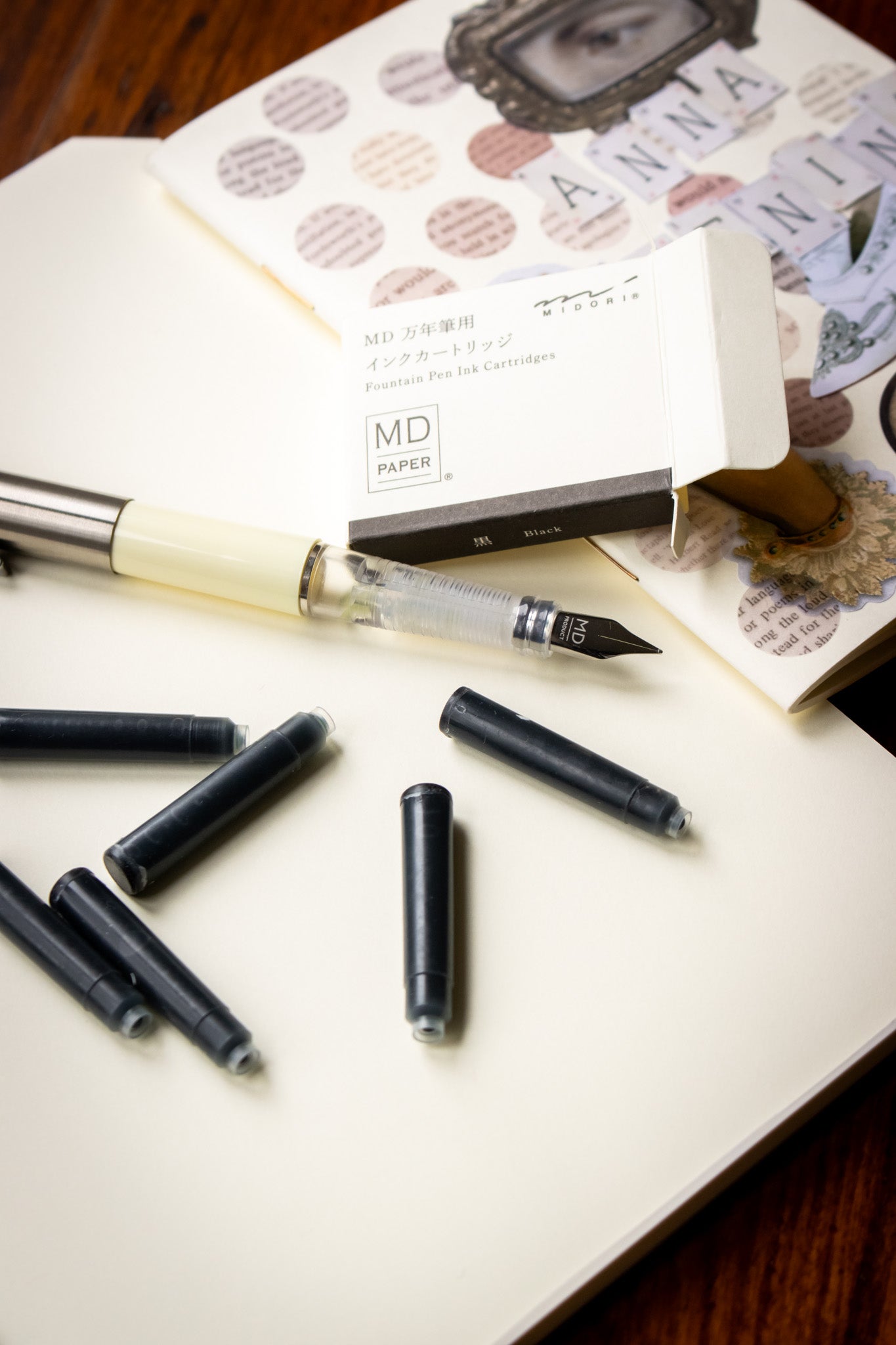 MD Fountain Pen Cartridge Black