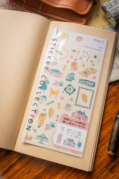 Country Story Stickers - Japan