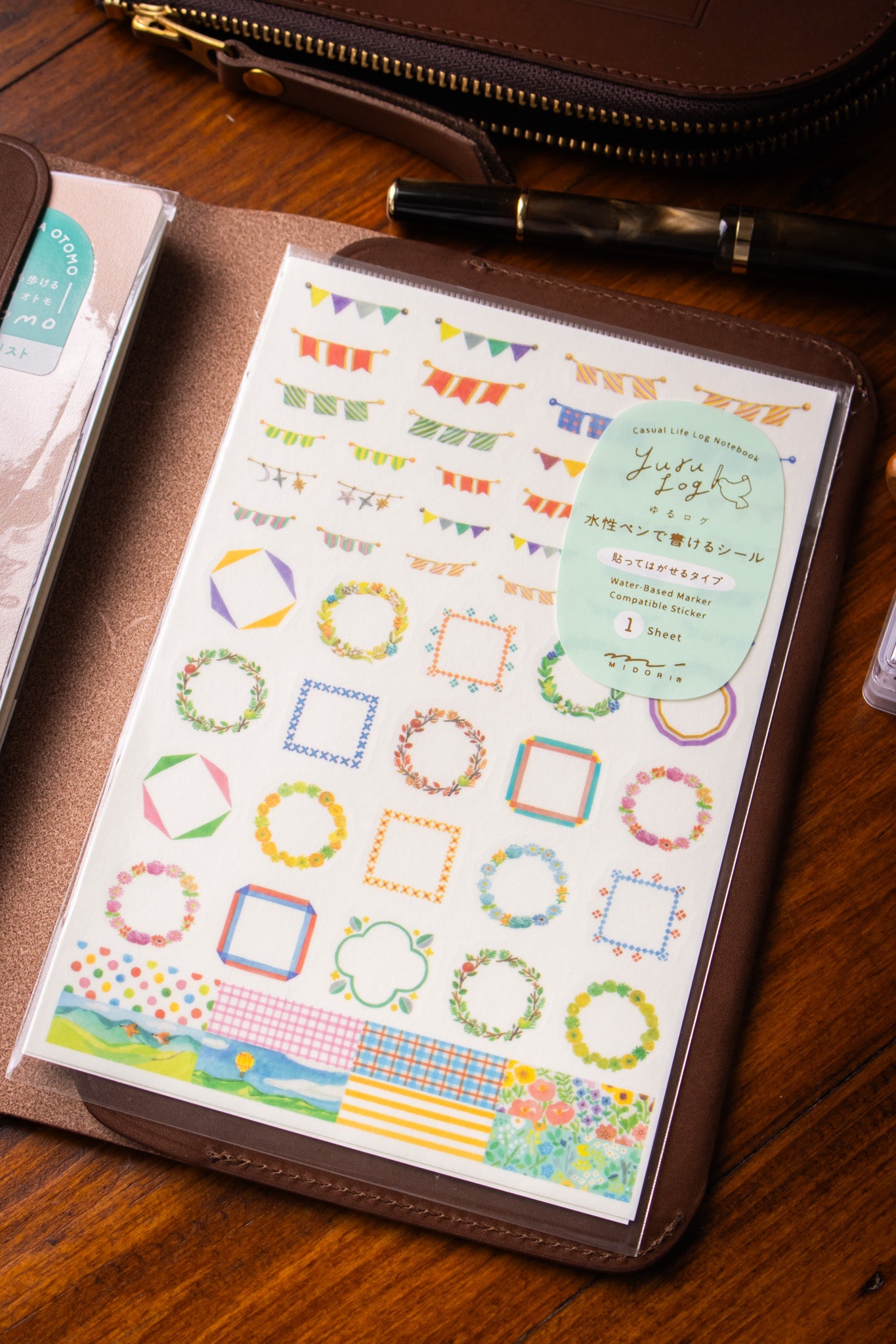 Yuru Log Sticker Sheet - Decorations