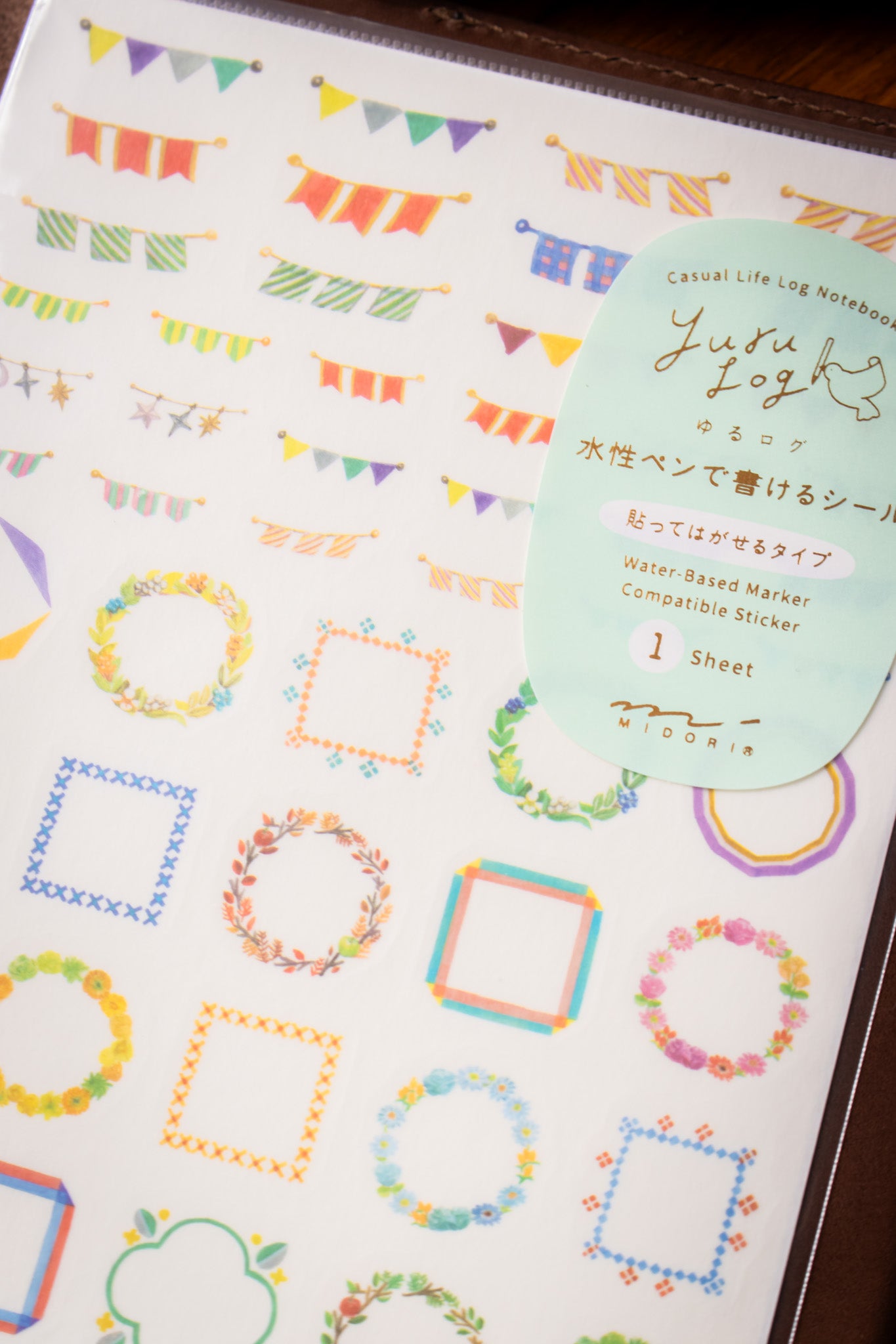 Yuru Log Sticker Sheet - Decorations