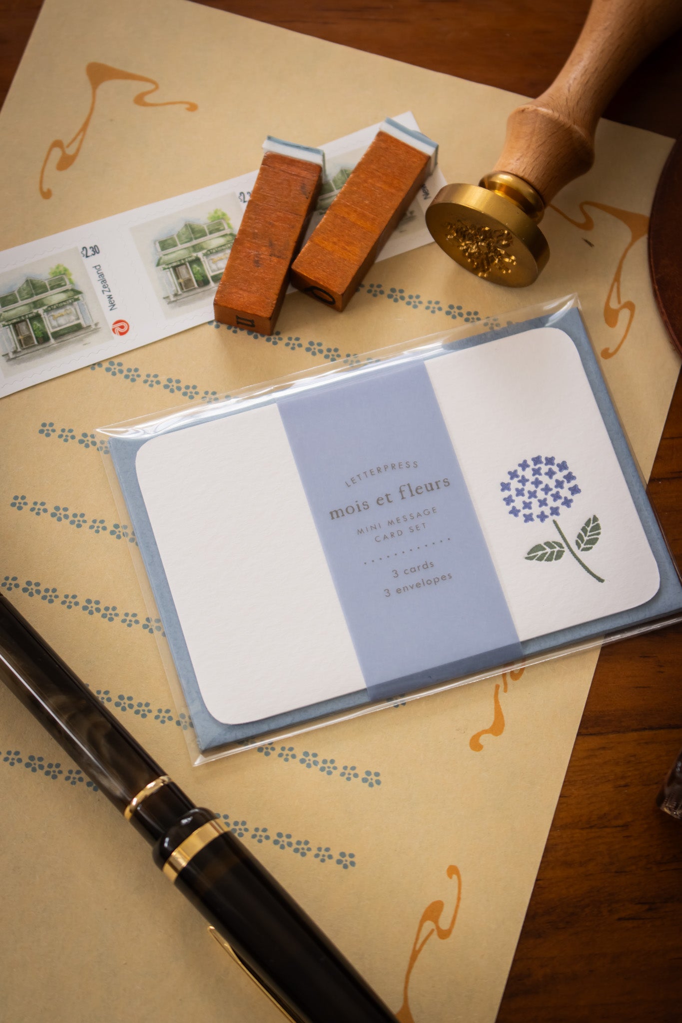 Message Cards - Hydrangea