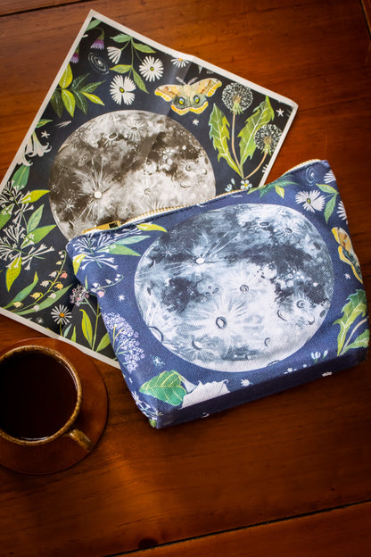 Moonflower 500 Piece Jigsaw & Canvas Pouch