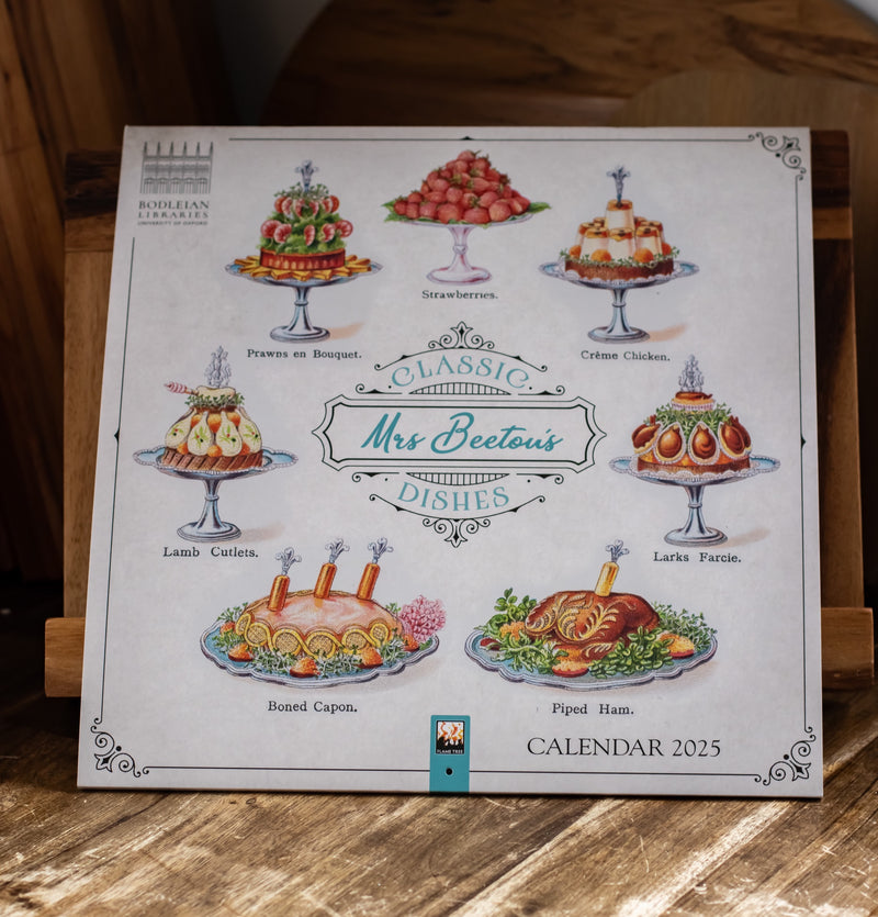 Mrs Beeton's Classic Dishes Wall Calendar 2025