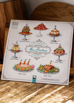 Mrs Beeton's Classic Dishes Wall Calendar 2025