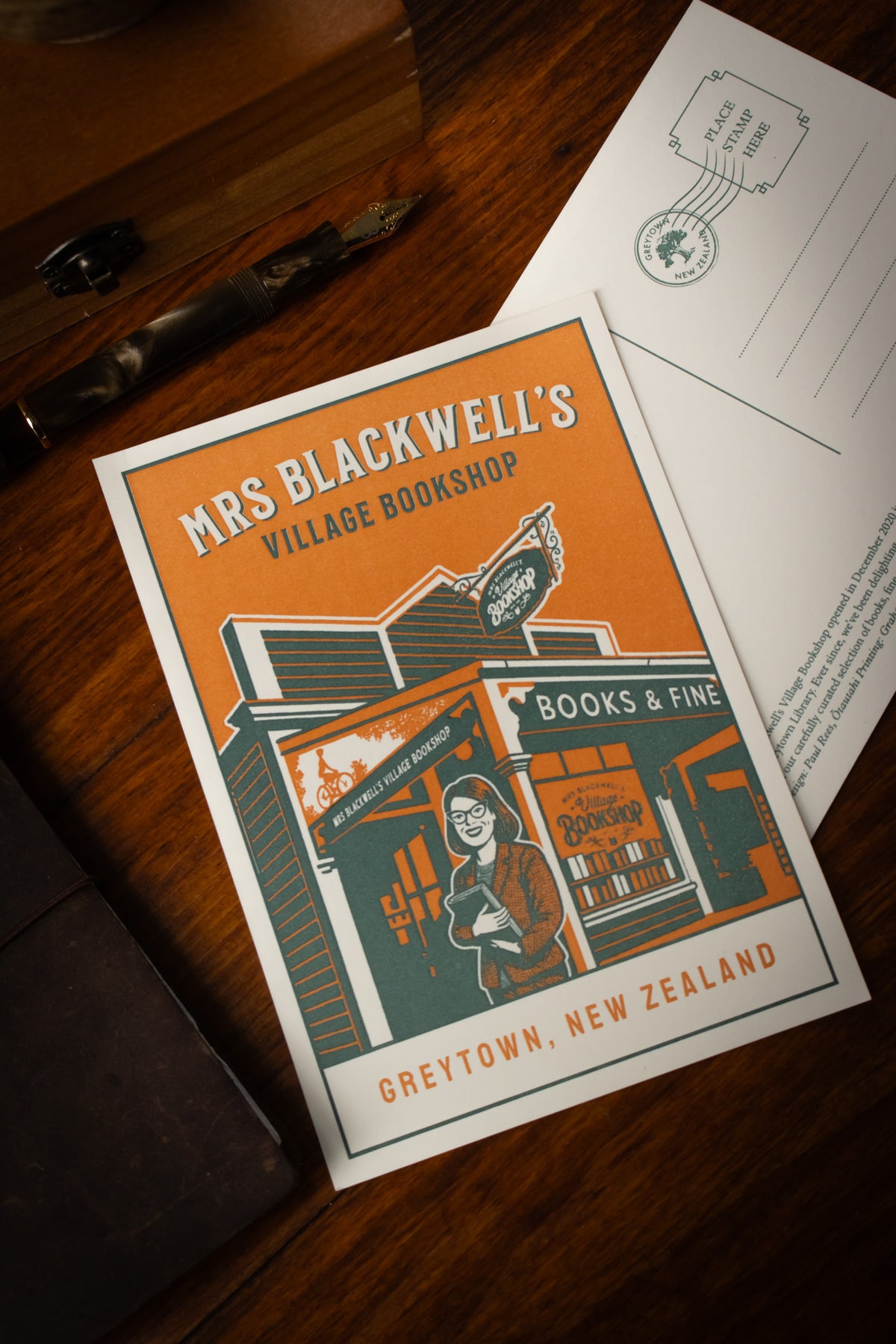 Mrs Blackwell's Letterpress Postcard