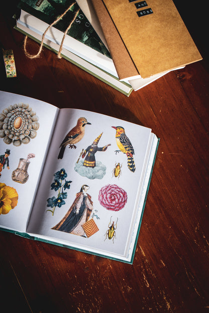 Antiquarian Sticker Book: Bibliophilia