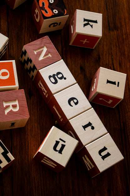 Māori Alphabet Blocks