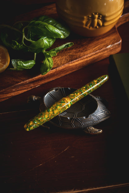 Estie Rainforest - Gold Trim