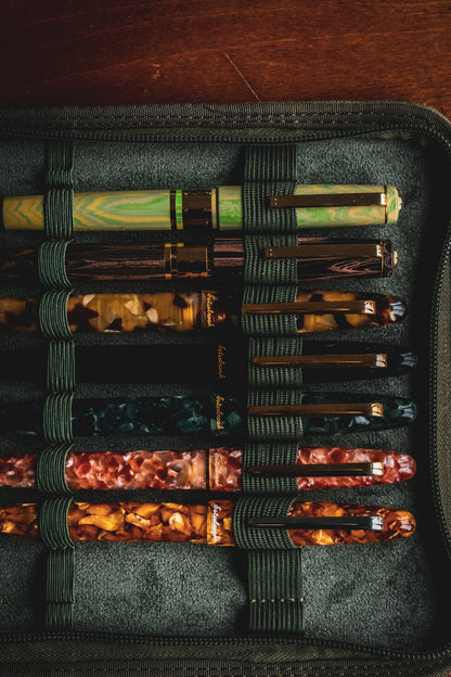 20 Pen Zipper Case - Army Green