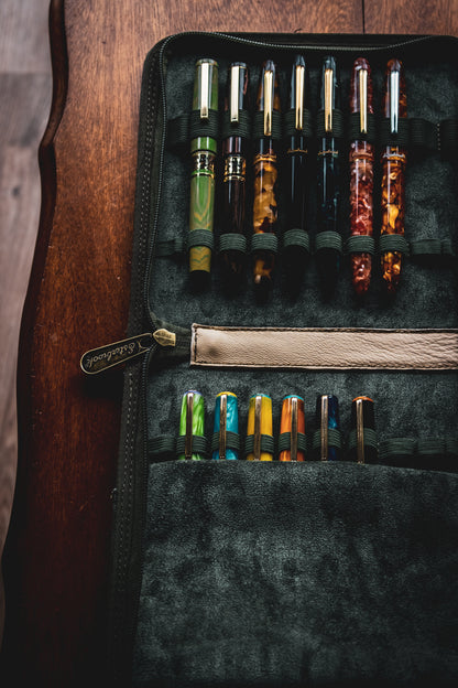 20 Pen Zipper Case - Army Green