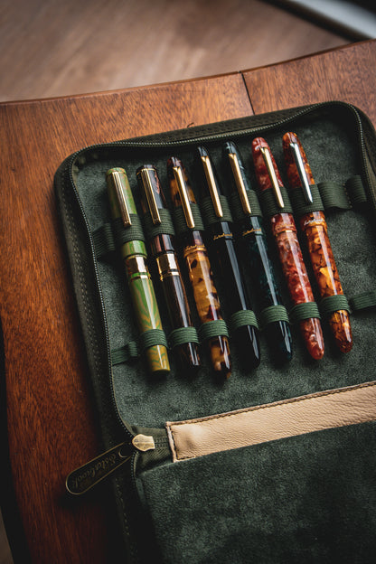 20 Pen Zipper Case - Army Green