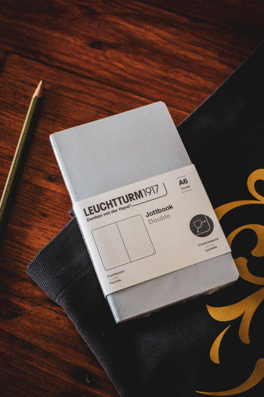 Jotbook Dotted - Light Grey &  Black