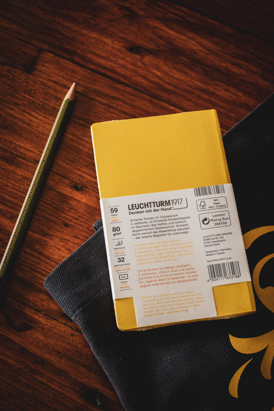 Jotbook Dotted  - Lemon & Rising Sun