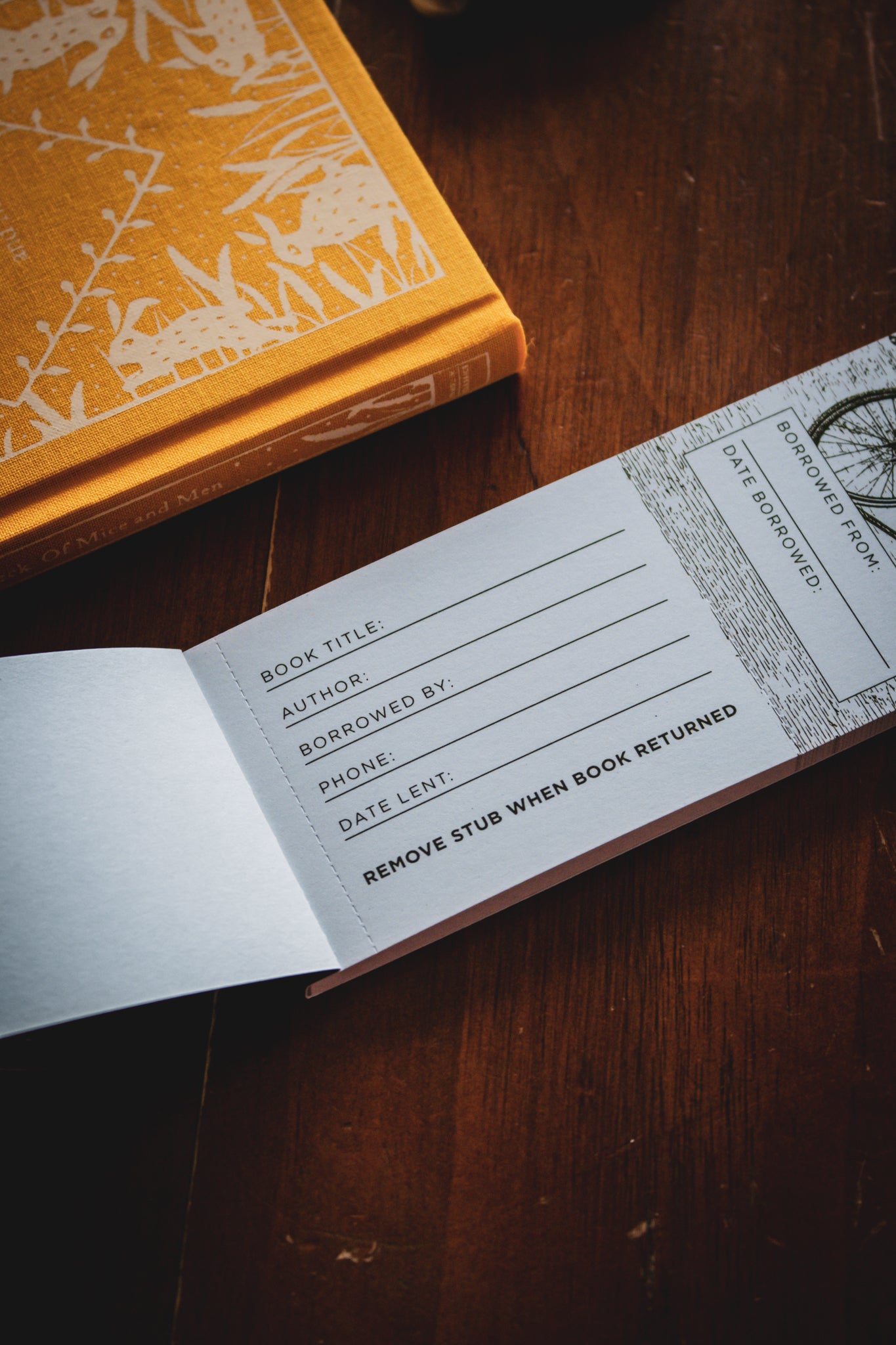 Record of Books Lent