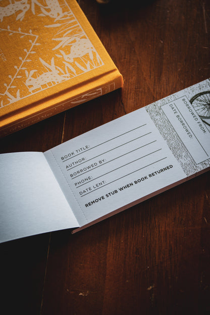 Record of Books Lent