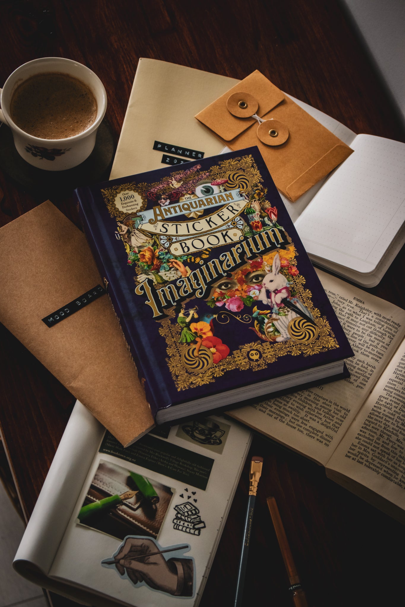 Antiquarian Sticker Book: Imaginarium
