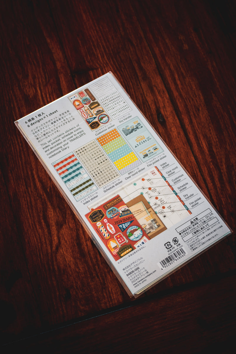 TRAVELER'S 2024 Customise Stickers