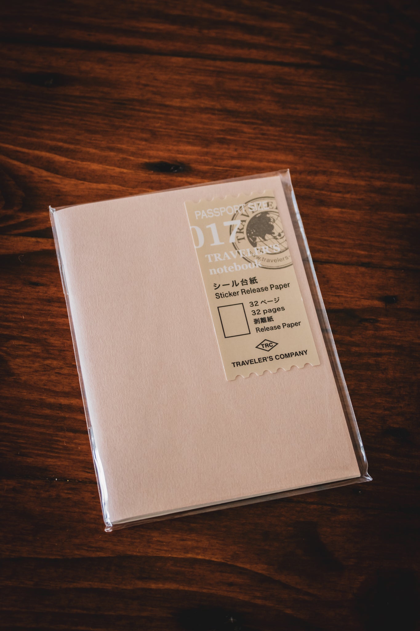 017 TRAVELER'S Sticker Release Paper (Passport)