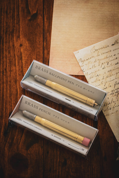 TRAVELER'S Brass Ballpoint Pen