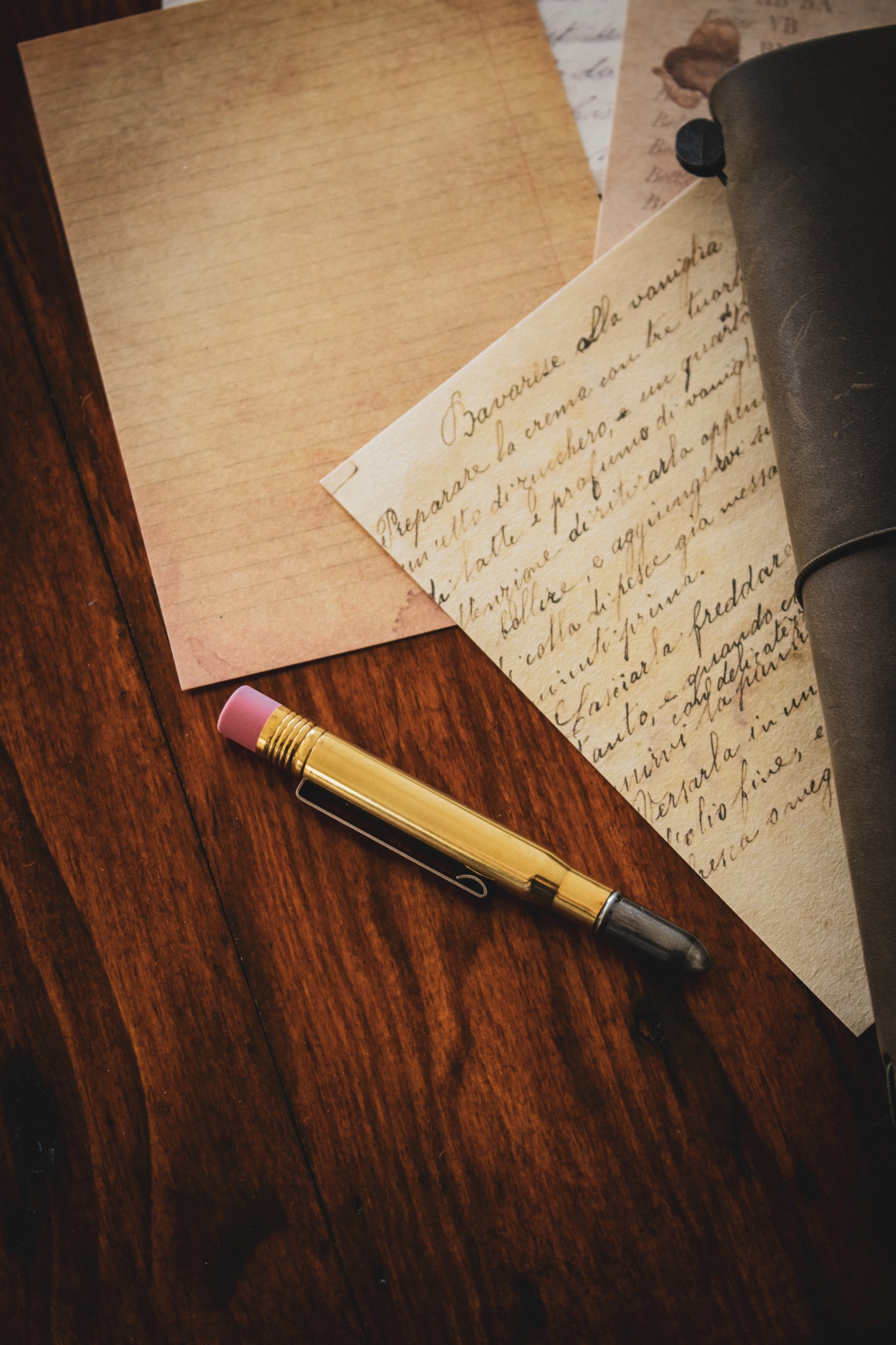 TRAVELER'S Brass Pencil