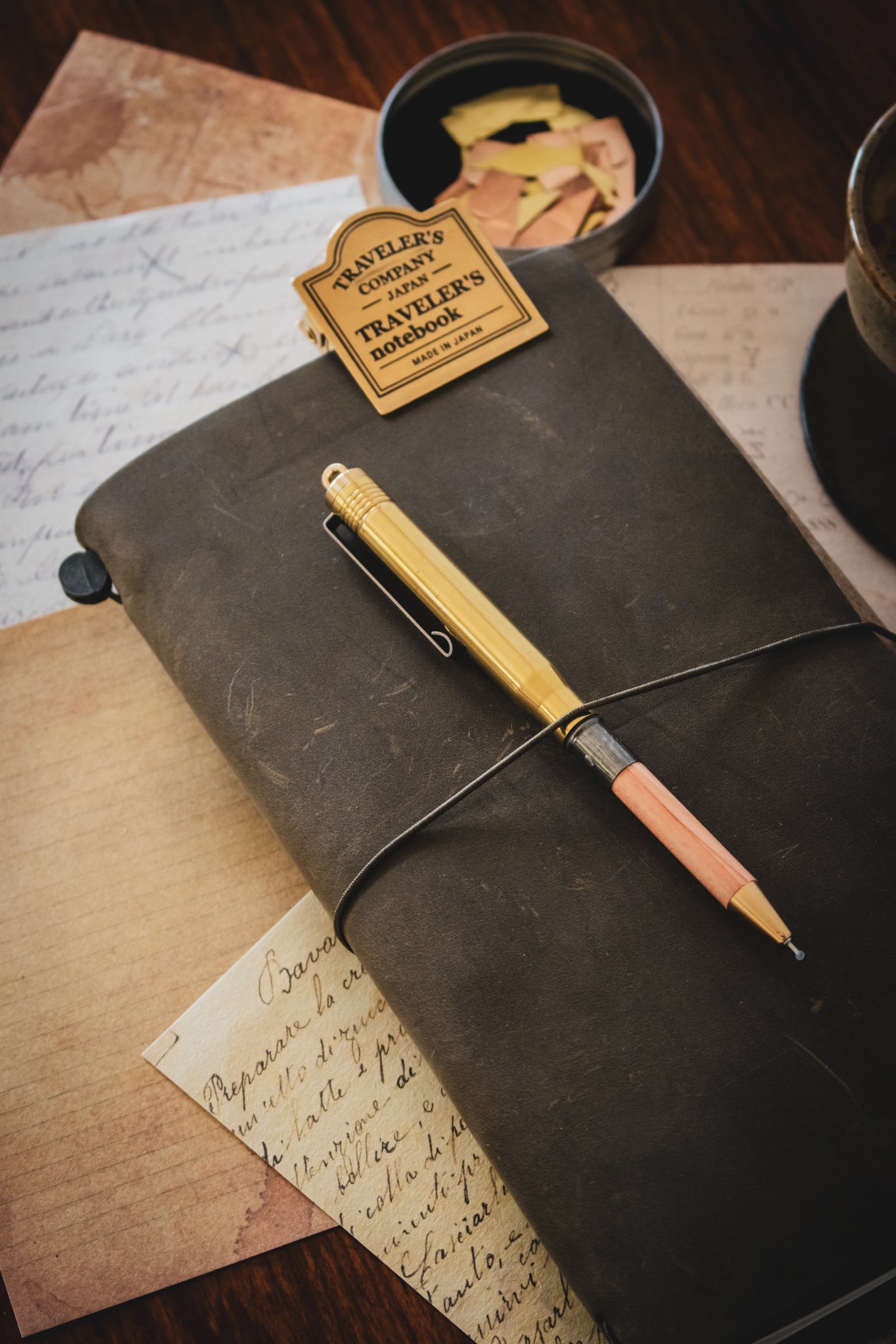 TRAVELER'S Brass Ballpoint Pen