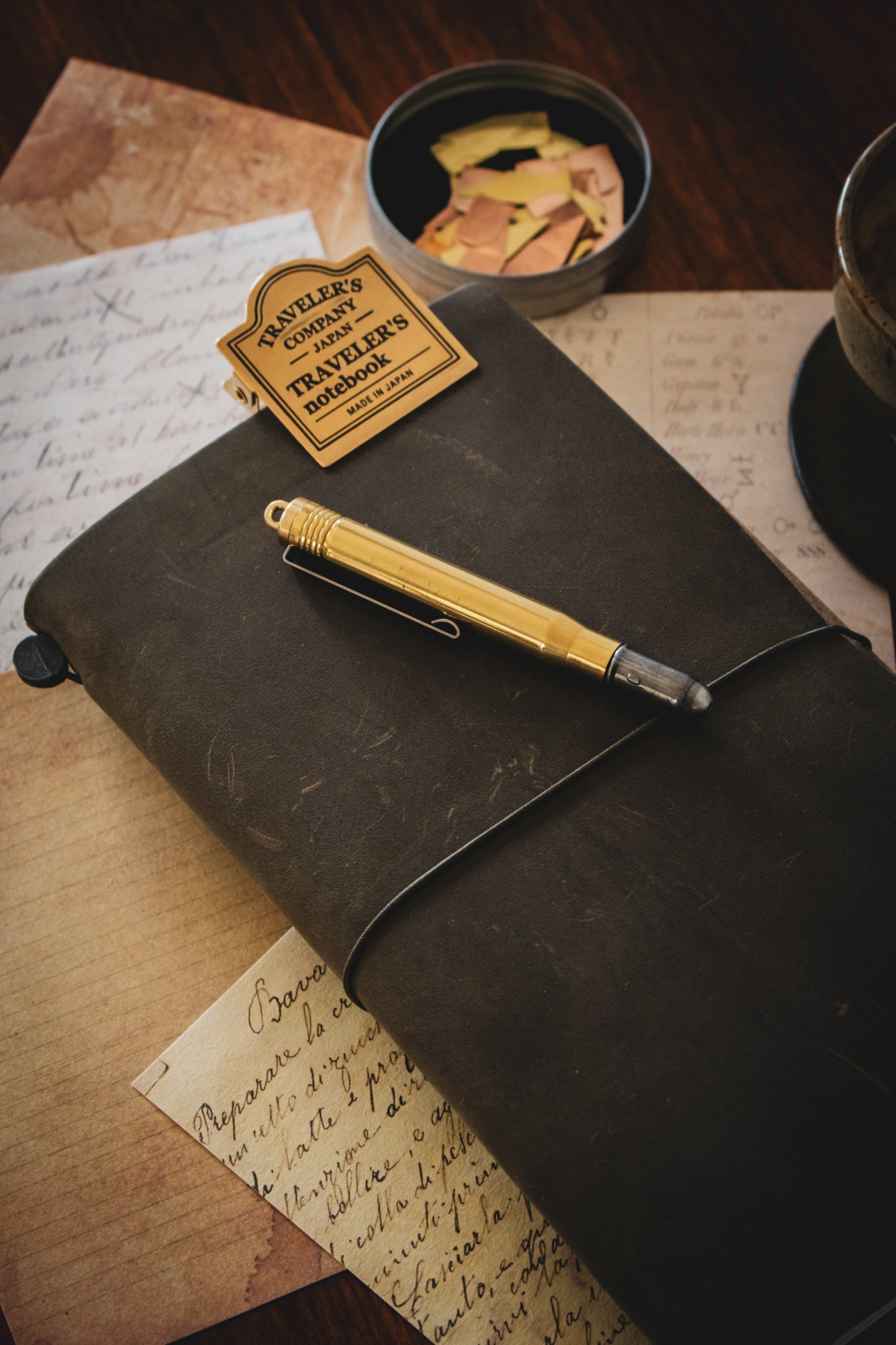 TRAVELER'S Brass Ballpoint Pen