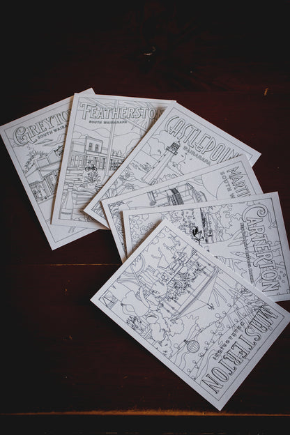 Wonderful Wairarapa Colouring Set