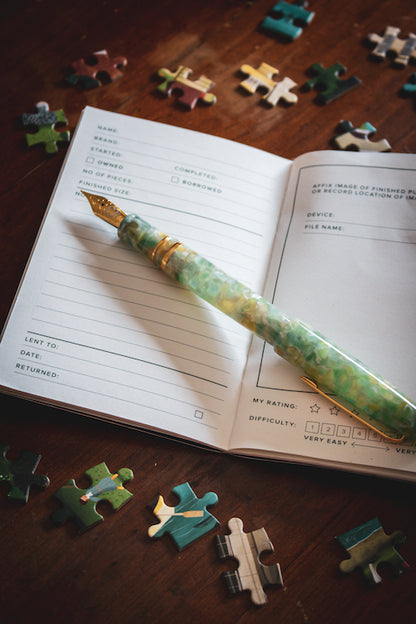 Estie Sea Glass - Gold Trim