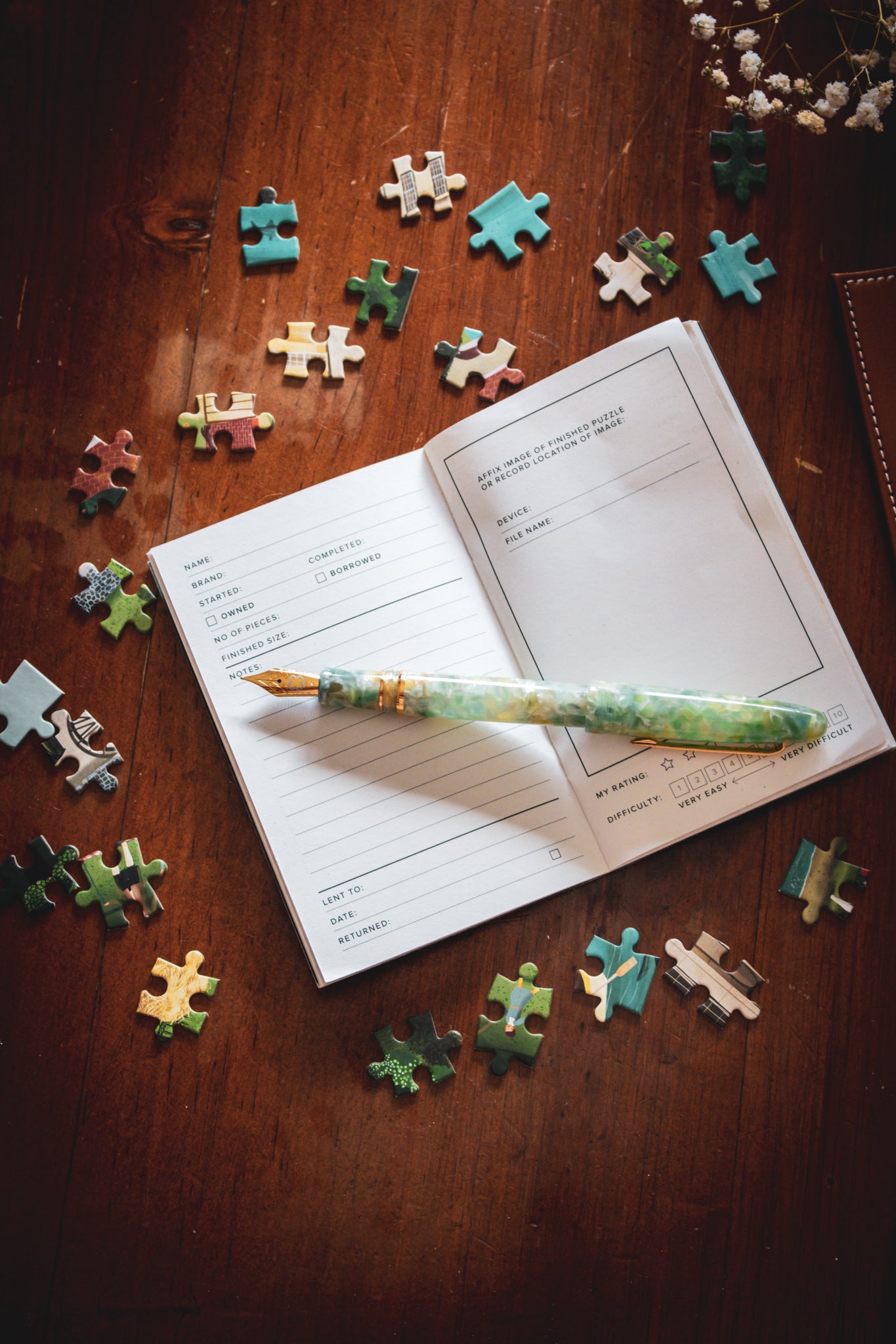 Estie Sea Glass - Gold Trim