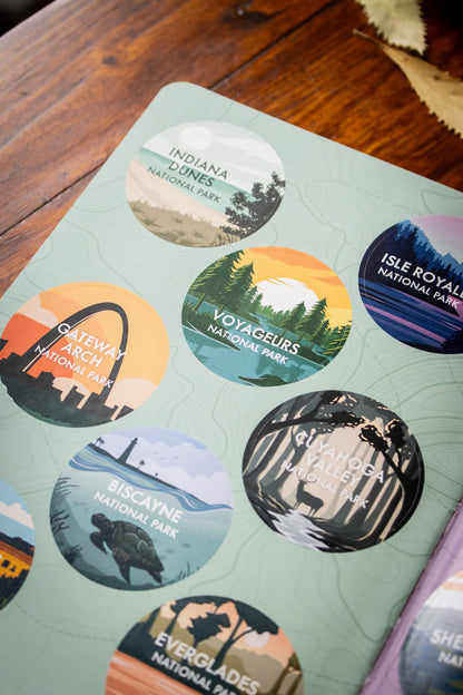 National Parks Sticker & Logbook