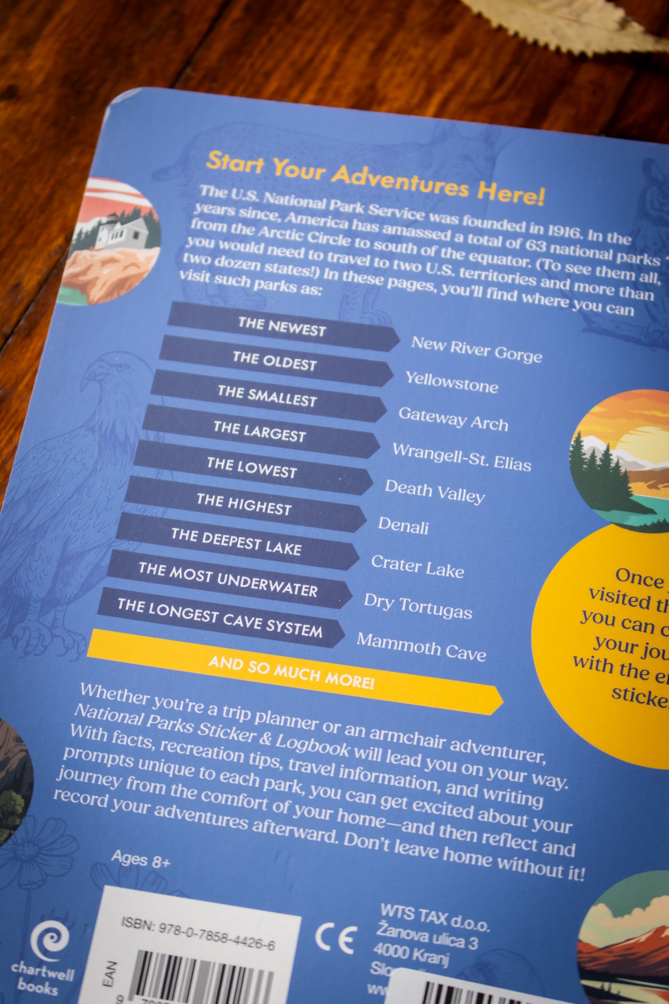 National Parks Sticker & Logbook