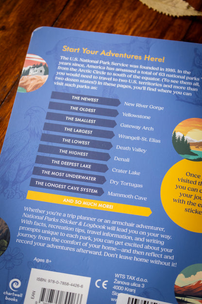 National Parks Sticker & Logbook