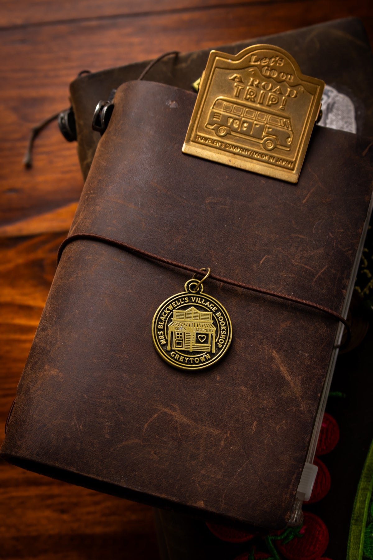 Brass Journal Charm - Village Bookshop
