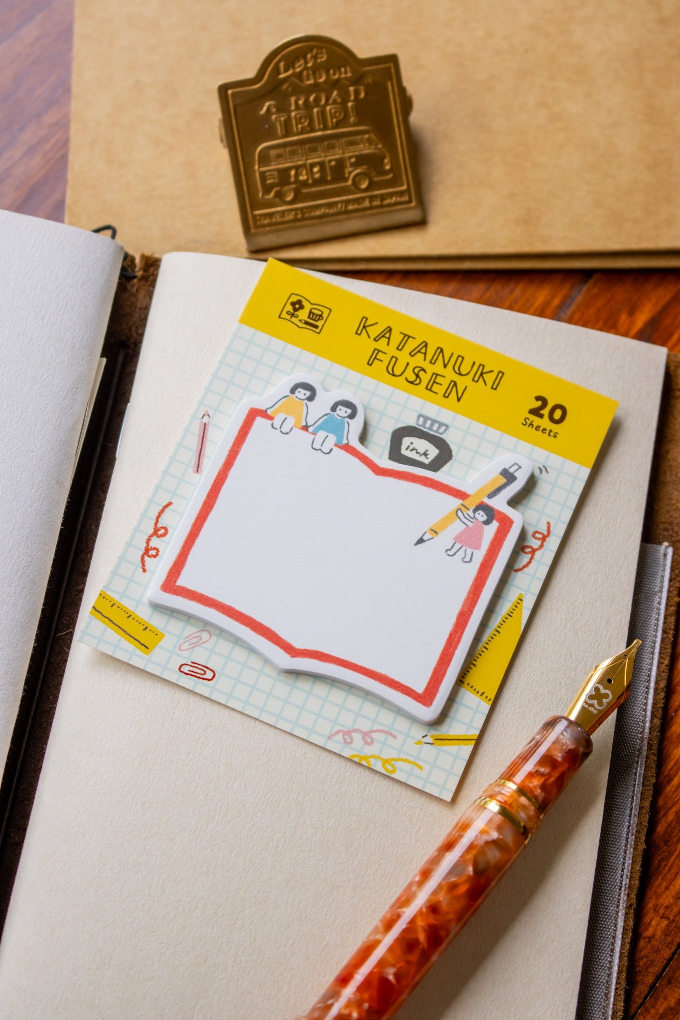 Japanese Sticky Notes - Die-Cut Notebook
