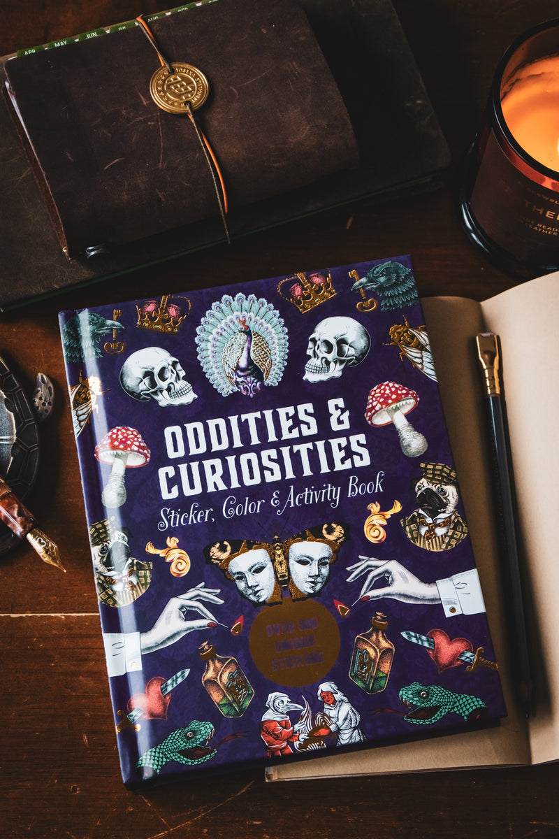 Oddities & Curiosities Sticker, Colour & Activity Book