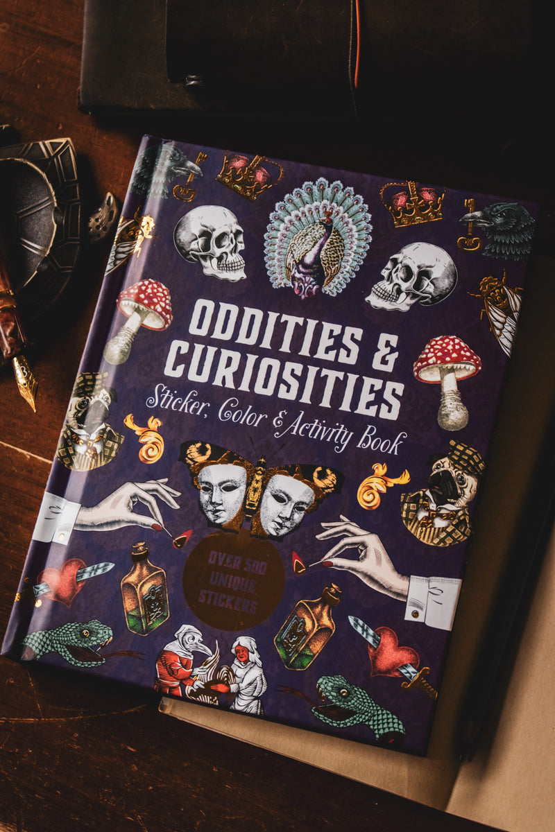 Oddities & Curiosities Sticker, Colour & Activity Book